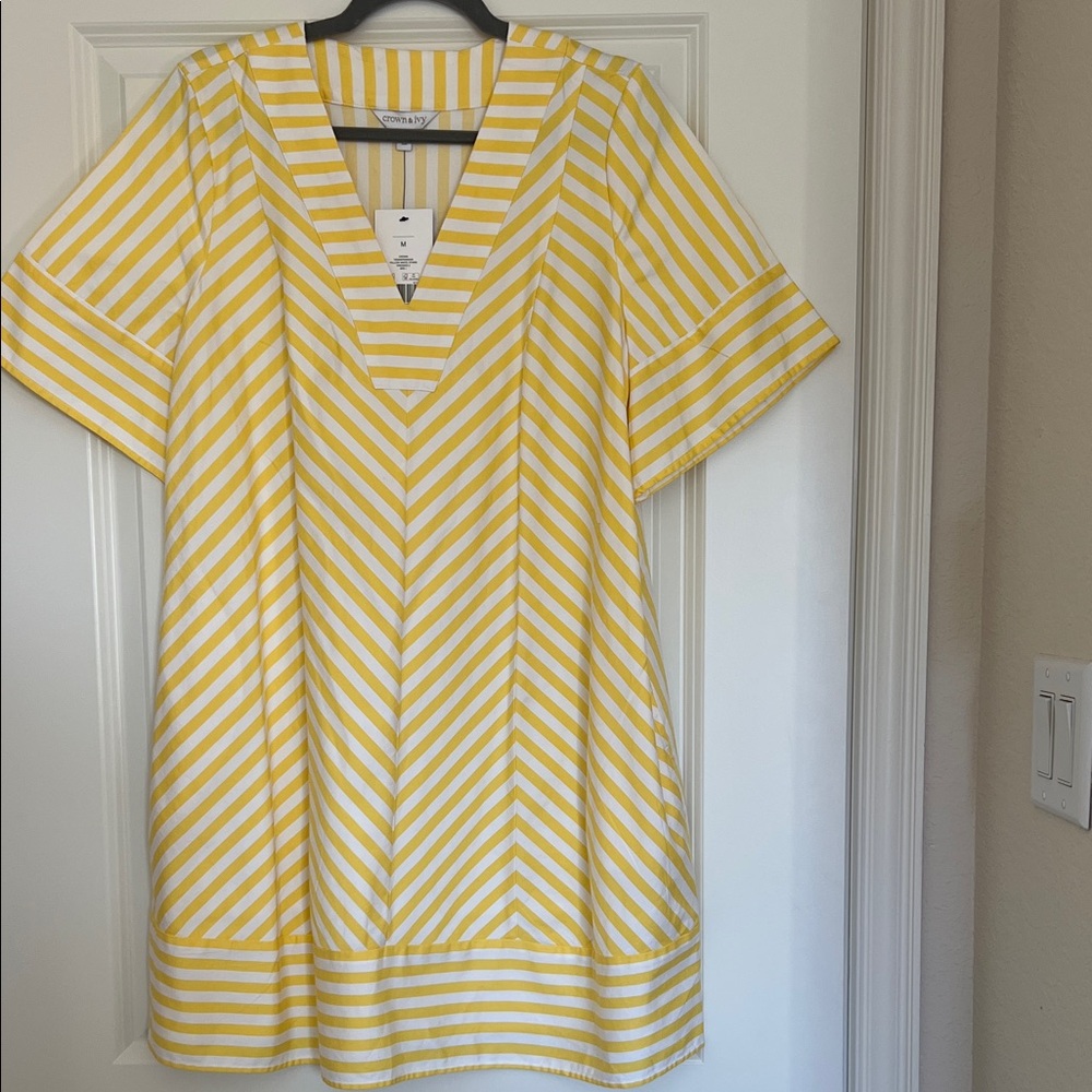 Crown & Ivy Sunny Striped Mini Dress